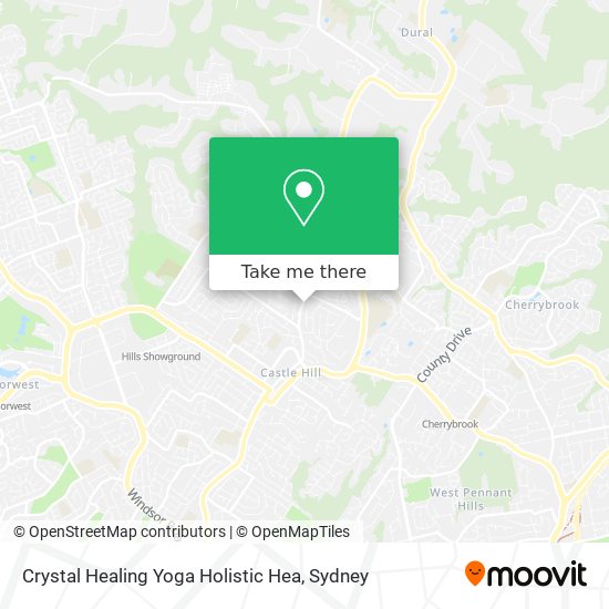 Mapa Crystal Healing Yoga Holistic Hea