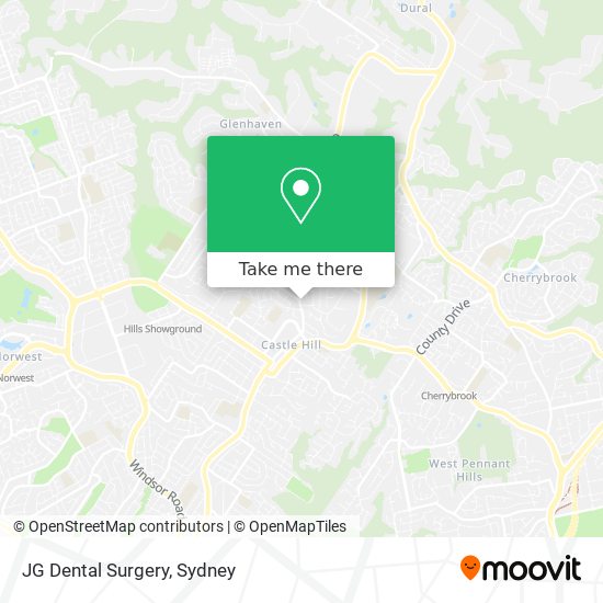 JG Dental Surgery map