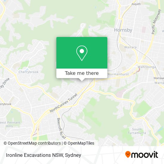 Ironline Excavations NSW map