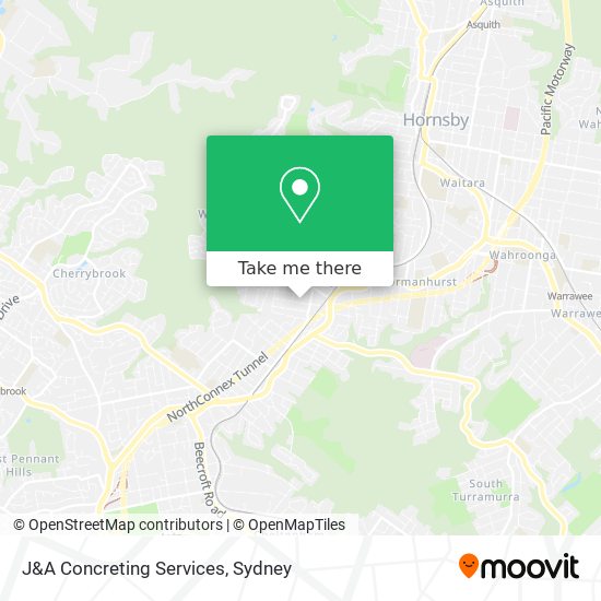 J&A Concreting Services map