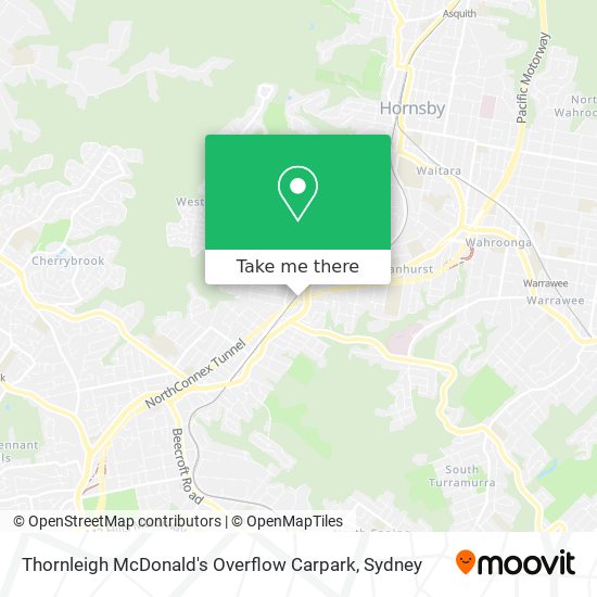 Mapa Thornleigh McDonald's Overflow Carpark