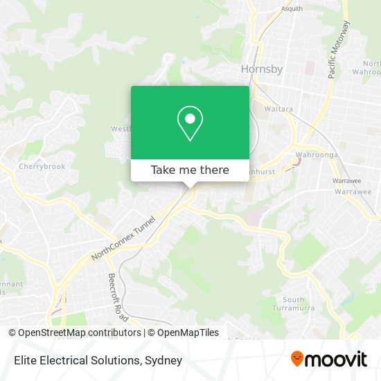 Elite Electrical Solutions map