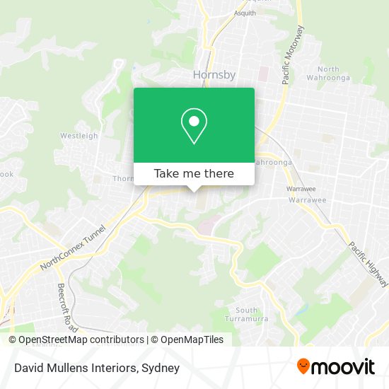 David Mullens Interiors map