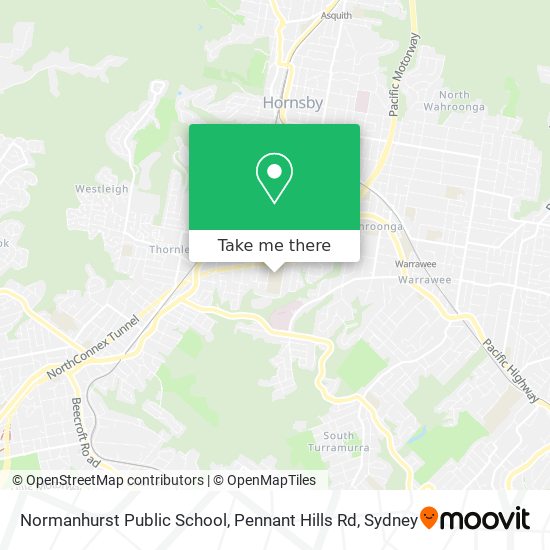 Normanhurst Public School, Pennant Hills Rd map