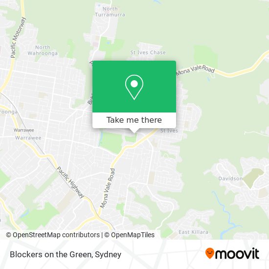 Blockers on the Green map