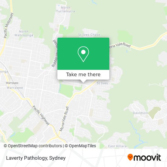 Laverty Pathology map