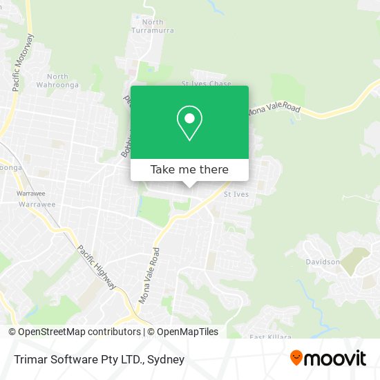 Trimar Software Pty LTD. map