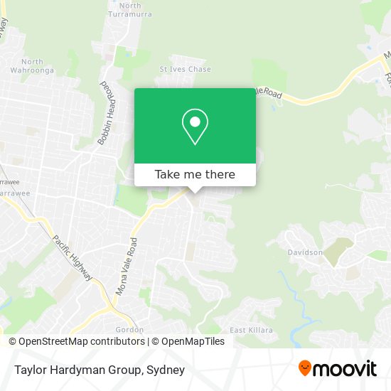 Taylor Hardyman Group map