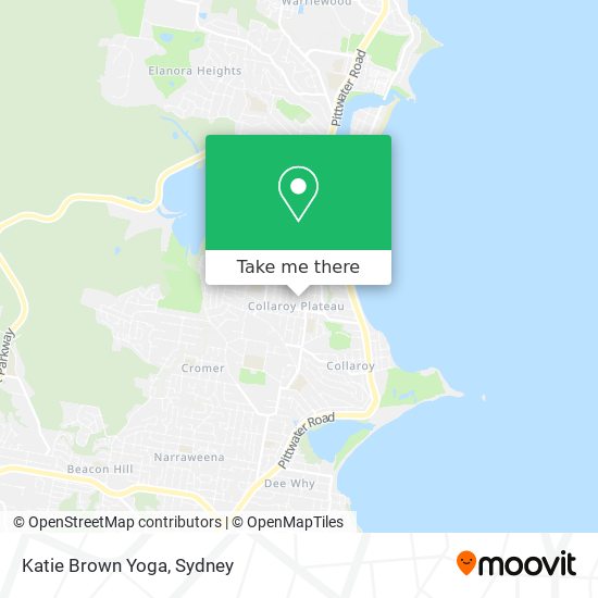 Katie Brown Yoga map