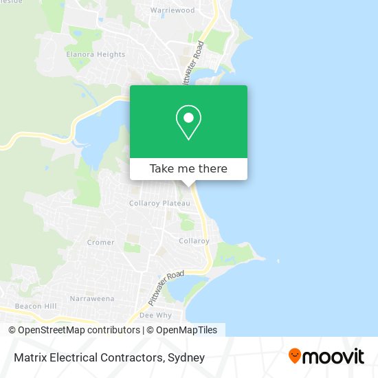 Matrix Electrical Contractors map