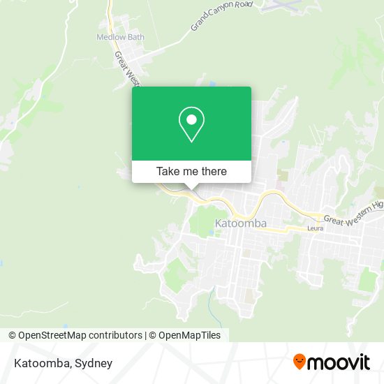 Katoomba map