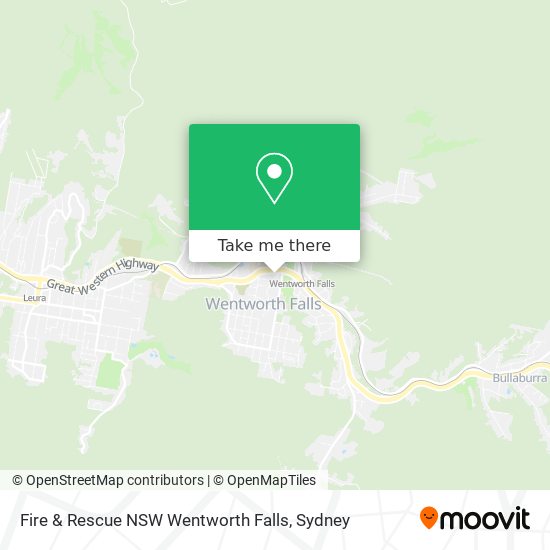 Fire & Rescue NSW Wentworth Falls map