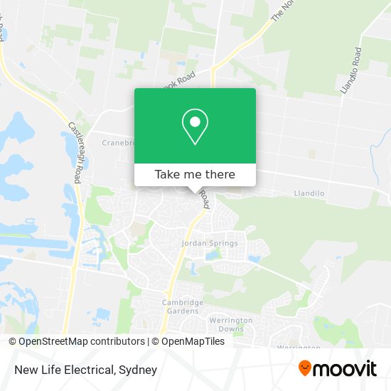 New Life Electrical map