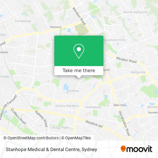 Mapa Stanhope Medical & Dental Centre