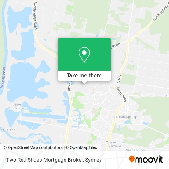 Mapa Two Red Shoes Mortgage Broker