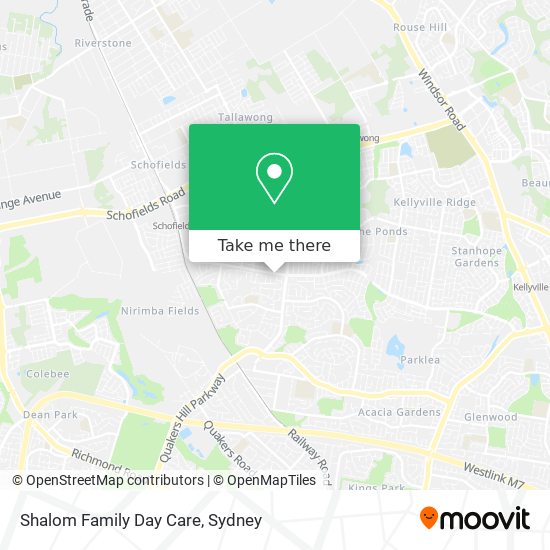 Shalom Family Day Care map