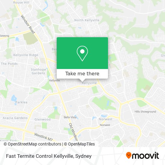 Mapa Fast Termite Control Kellyville