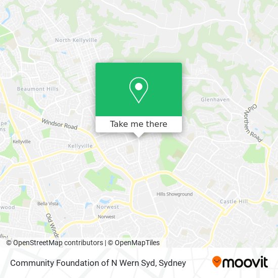 Mapa Community Foundation of N Wern Syd