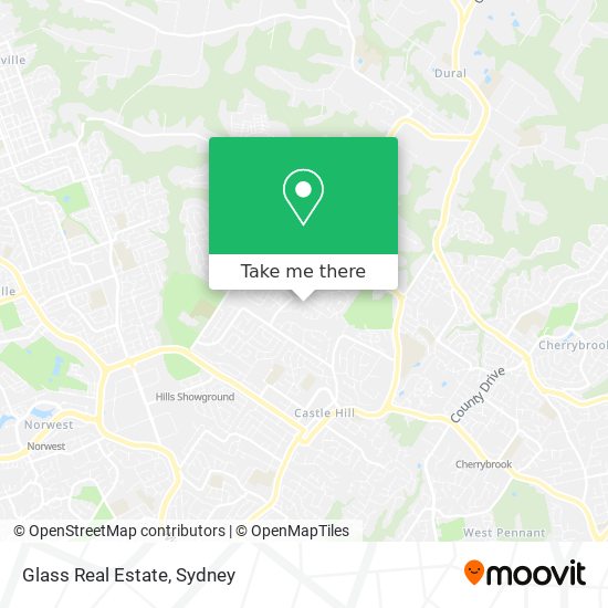 Glass Real Estate map