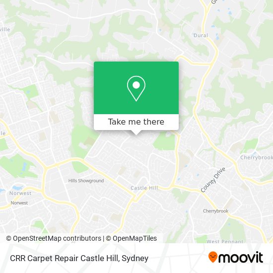 Mapa CRR Carpet Repair Castle Hill