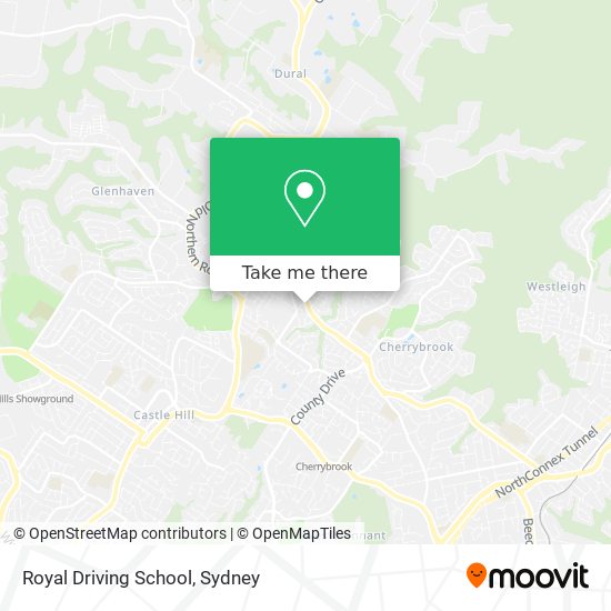 Royal Driving School map