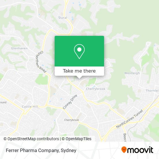 Ferrer Pharma Company map