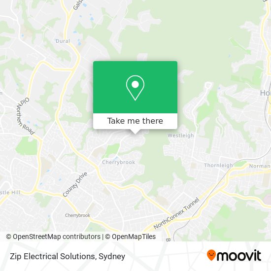 Zip Electrical Solutions map