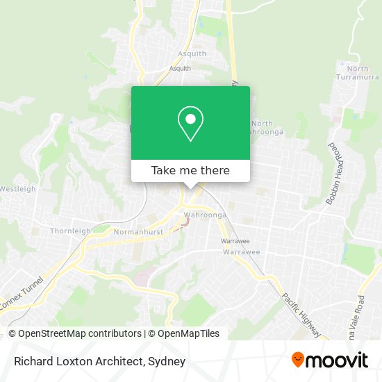 Richard Loxton Architect map