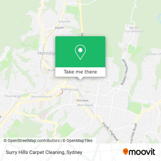 Mapa Surry Hills Carpet Cleaning