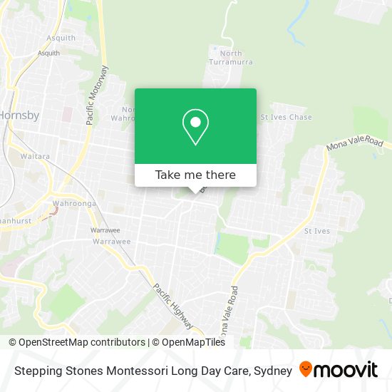 Stepping Stones Montessori Long Day Care map