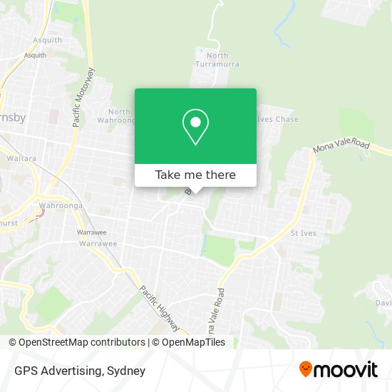 Mapa GPS Advertising