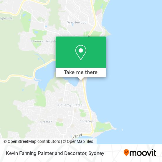 Kevin Fanning Painter and Decorator map