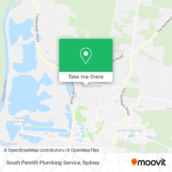 Mapa South Penrith Plumbing Service