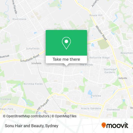 Sonu Hair and Beauty map