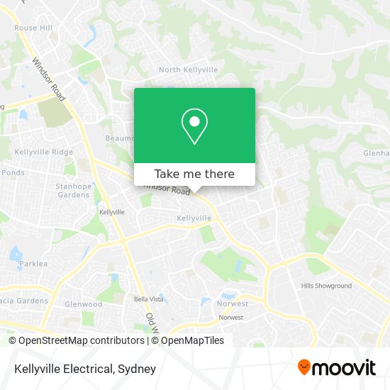 Mapa Kellyville Electrical