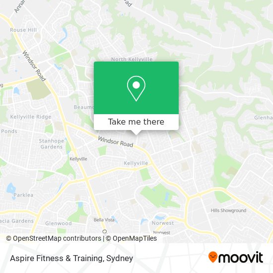 Aspire Fitness & Training map