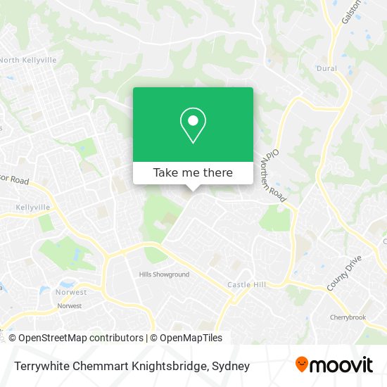 Mapa Terrywhite Chemmart Knightsbridge