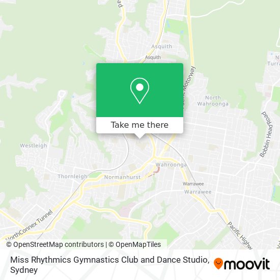 Miss Rhythmics Gymnastics Club and Dance Studio map