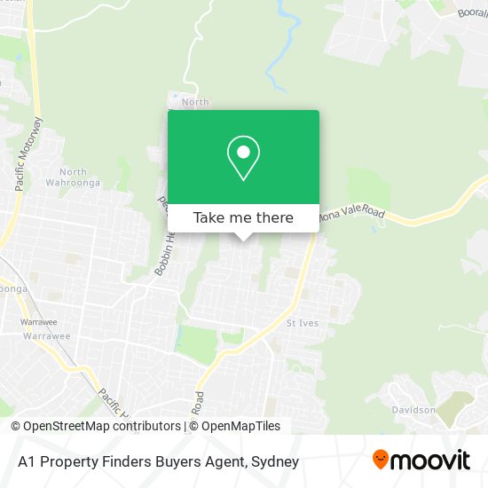 A1 Property Finders Buyers Agent map