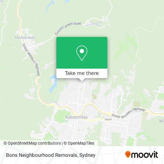 Bons Neighbourhood Removals map