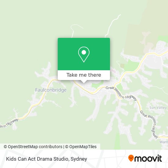 Kids Can Act Drama Studio map