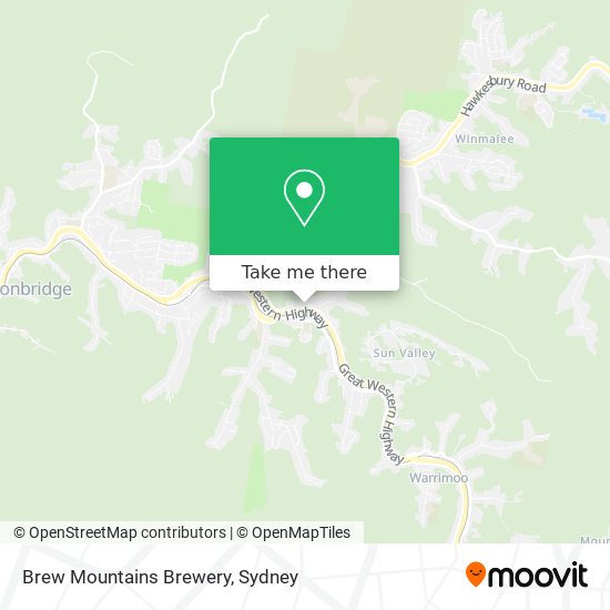 Brew Mountains Brewery map