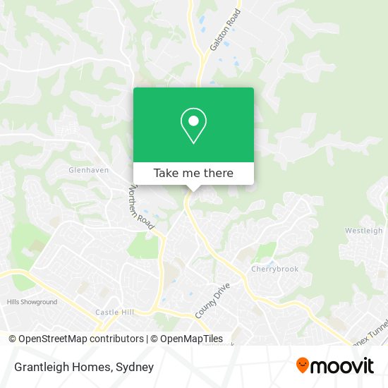 Mapa Grantleigh Homes