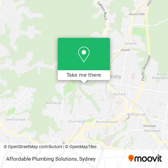 Affordable Plumbing Solutions map