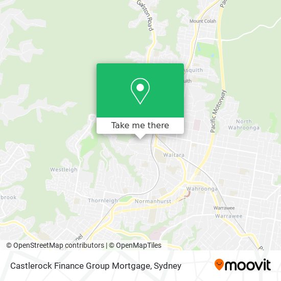 Castlerock Finance Group Mortgage map