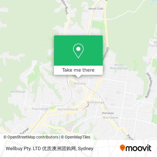 Mapa Wellbuy Pty. LTD 优质澳洲团购网