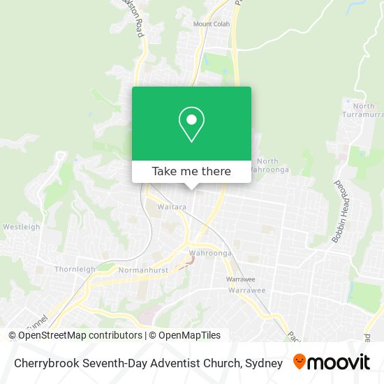 Mapa Cherrybrook Seventh-Day Adventist Church