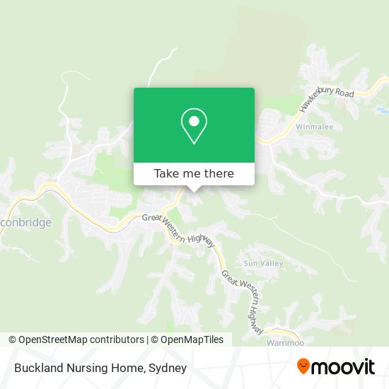 Buckland Nursing Home map