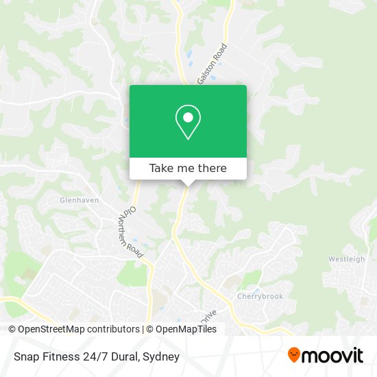 Snap Fitness 24/7 Dural map