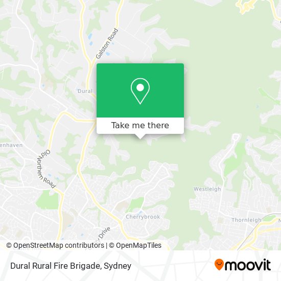 Dural Rural Fire Brigade map